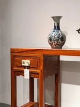 Load image into Gallery viewer, Decorative long Bench with 2 Integrated Pedestal with Drawer Details
