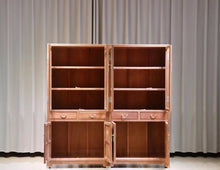 Load image into Gallery viewer, Rosewood Tall Bookshelf Storage Cabinet with Lock Sets
